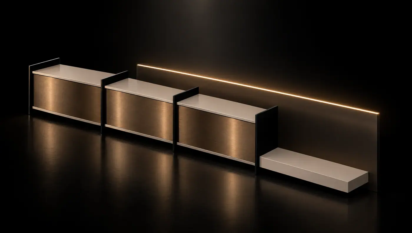 TRAZO, NK-03 · Mueble bajo de salón